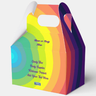 Gable Favour Box 5 (Rainbow) RFPMDesigns ©️2024
