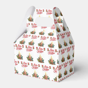 Gable Favour Box Christmas