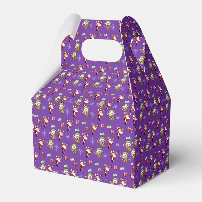 Gable Favour Box Christmas (Front Side)