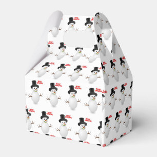 Gable Favour Box Snowman