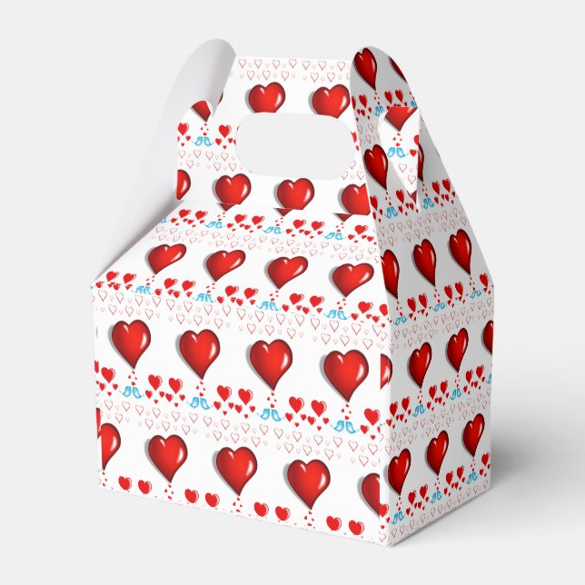Gable Favour Box Valentine's Day (Front Side)