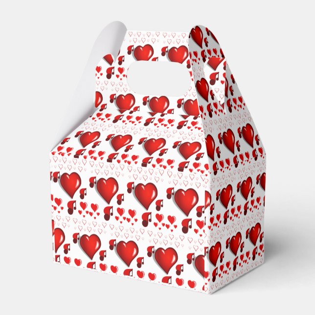 Gable Favour Box Valentine's Day (Front Side)
