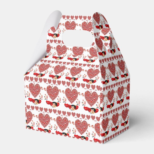 Gable Favour Box Valentine's Day (Front Side)