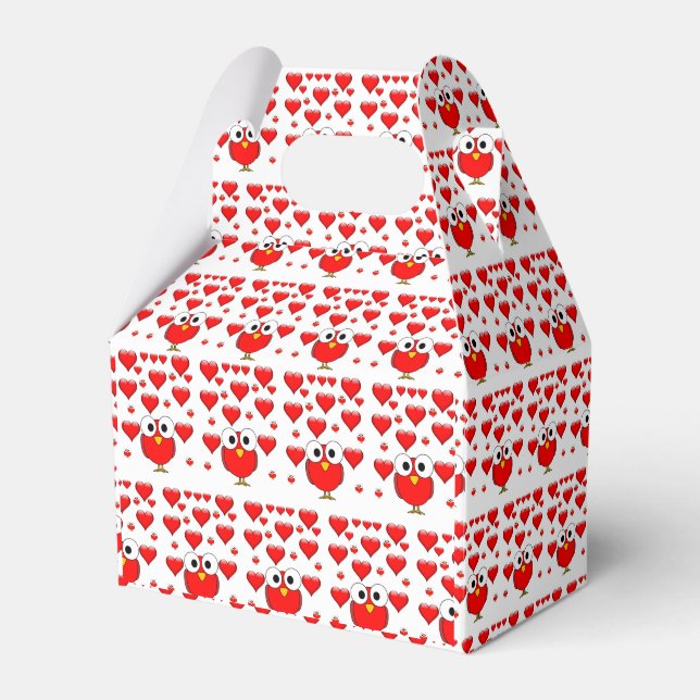 Gable Favour Box Valentine's Day (Front Side)