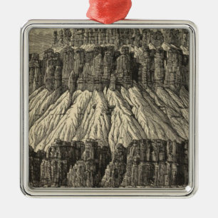 Gable with pinnacles metal ornament