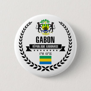 Gabon 2 Inch Round Button