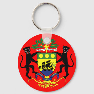 gabon emblem keychain