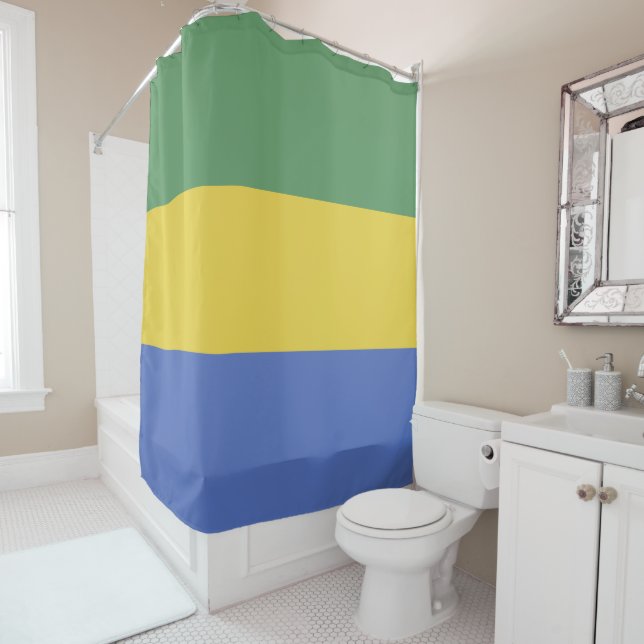 Gabon flag (In Situ)