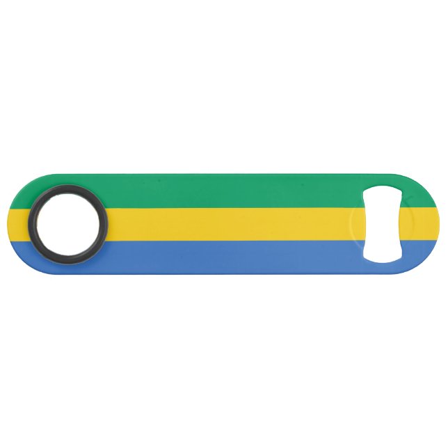 Gabon Flag Bar Key (Front (Horizontal))