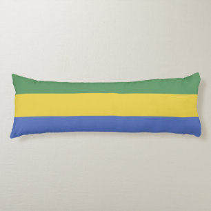 Gabon flag body pillow