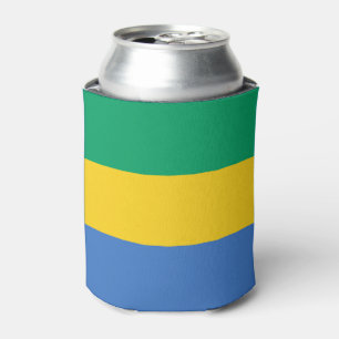Gabon Flag Can Cooler