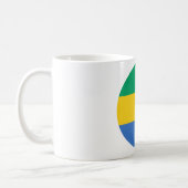 Gabon Flag Coffee Mug (Left)