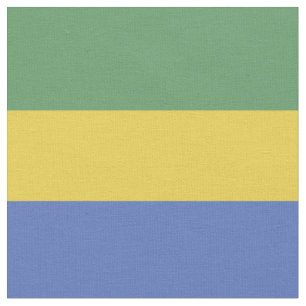 Gabon flag fabric