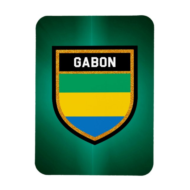 Gabon Flag Magnet (Vertical)