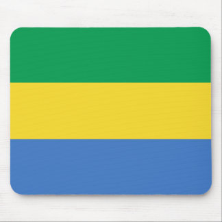 Gabon Flag Mousepad