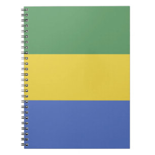Gabon flag notebook