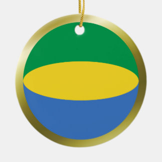 Gabon Flag Ornament