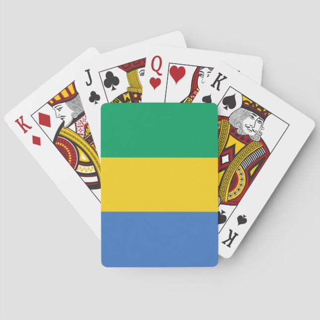 Gabon Flag Playing Cards (Back)