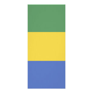 Gabon flag rack card