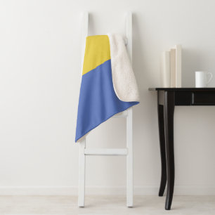 Gabon flag sherpa blanket
