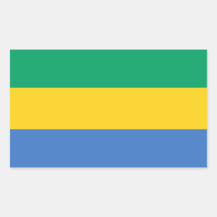 Gabon Flag Sticker