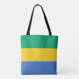 Gabon Flag Tote Bag