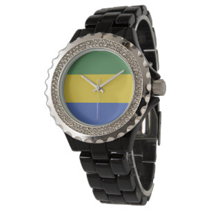 Gabon flag watch