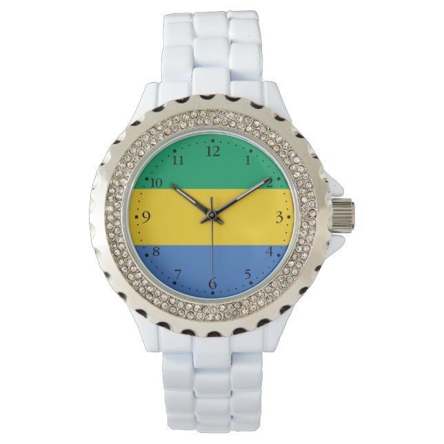 Gabon Flag Watch (Front)