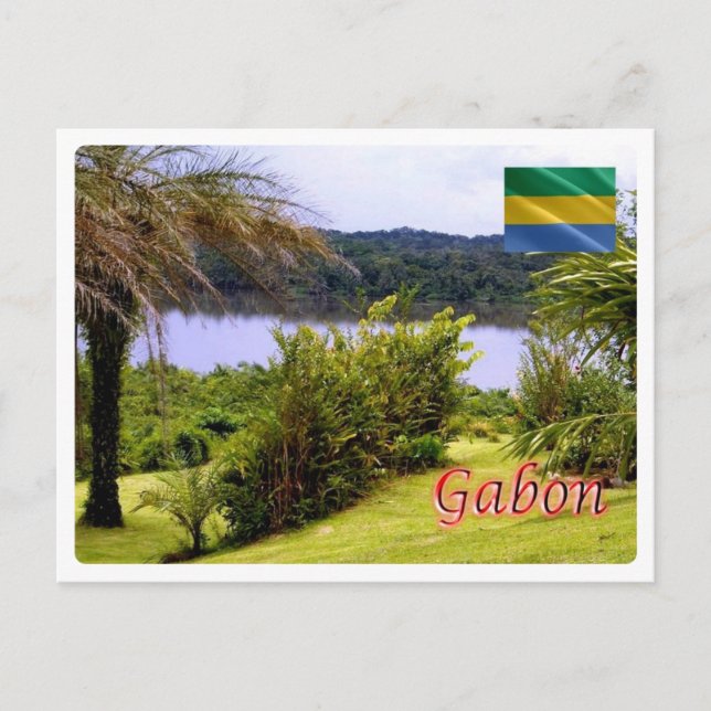 Gabon - Lac à Kango - Postcard (Front)