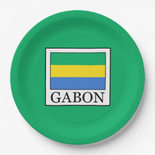 Gabon Paper Plate