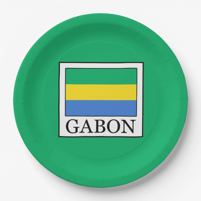 Gabon Paper Plate (Front)