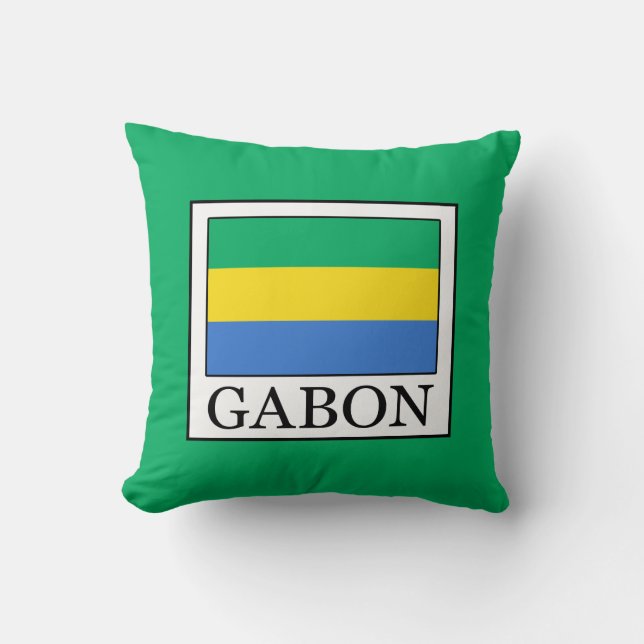 Gabon Throw Pillow (Front)