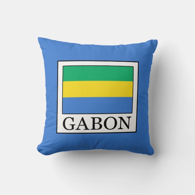 Gabon Throw Pillow (Front)