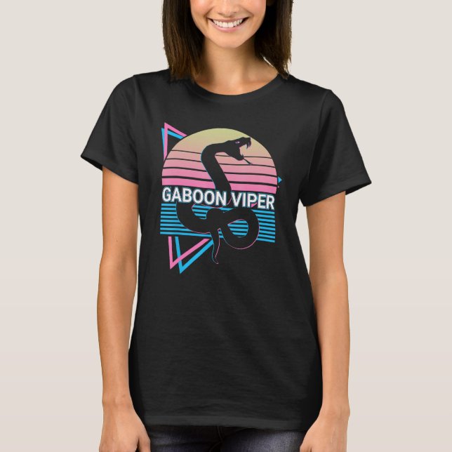 Gaboon Viper Snake T-Shirt (Front)