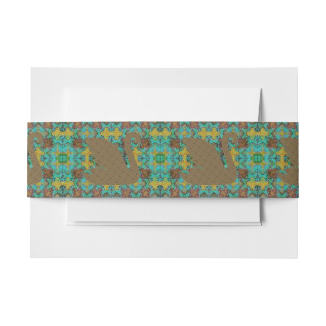 Gabriel at the Gates and The Golden Swan Invitation Belly Band (Front Example)