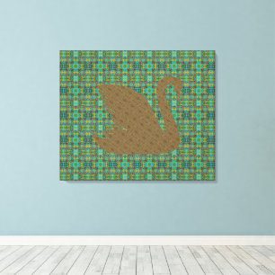 Gabriel at the Gates & The Golden Swan Canvas Print