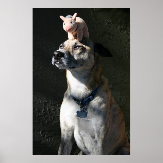 Gabriel ordered bacon for breakfast poster (Front)