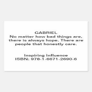 Gabriel Quote in "Inspiring Influence" Sticker
