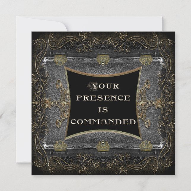 Gabriel Royal Victorian Party Invite (Front)