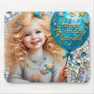 GABRIELLA ~ HAPPY BIRTHDAY BALLOON ~ MOUSE PAD