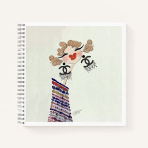 Gabrielle Coco Is Happy Fashion Illustration Notebook