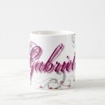 Gabrielle Coffee Mug<br><div class="desc">Use the search tool at my store for other Names. There are over 200 names to search. Designs are customizable to the products you choose.</div>