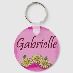Gabrielle Daisy Keychain
