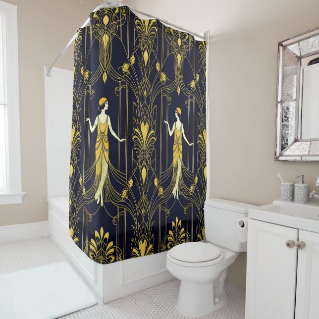 Gabsy gold and black decorative pattern (In Situ)