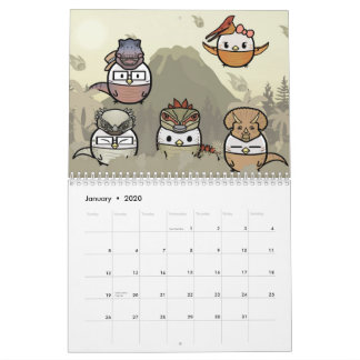 Gacha Chicken_ Calendar