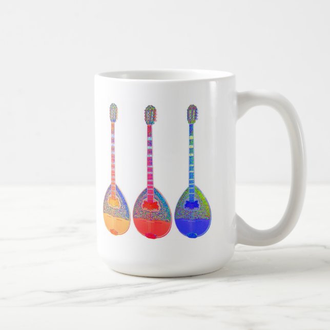GAD...ZOUKS!! Colourful bouzoukis! Coffee Mug (Right)