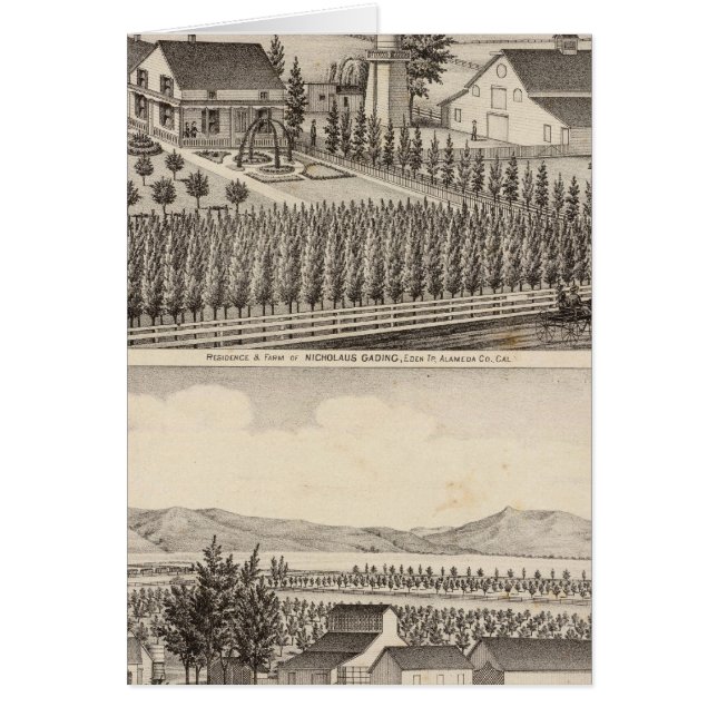 Gading, Résidences de Jessup, fermes (Devant)