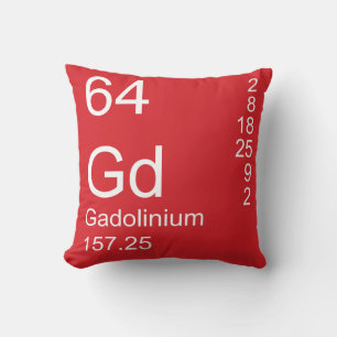 Gadolinium Throw Pillow