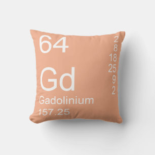 Gadolinium Throw Pillow