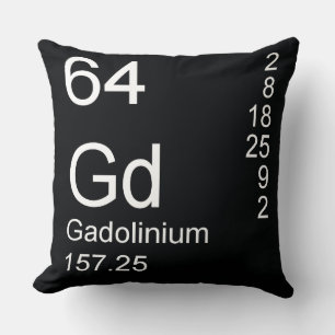 Gadolinium Throw Pillow